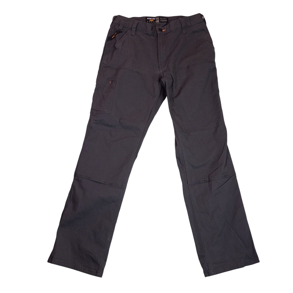 Ariat M4 Rebar Work Pants Mens 31x32 Dark Gray Excellent Relaxed Straight Fit
